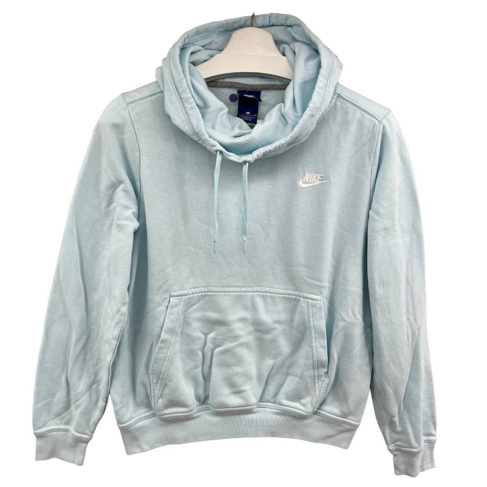Nike Rally Funnel Neck Hoodie Women's Small mint Pullover Sweatshirt
